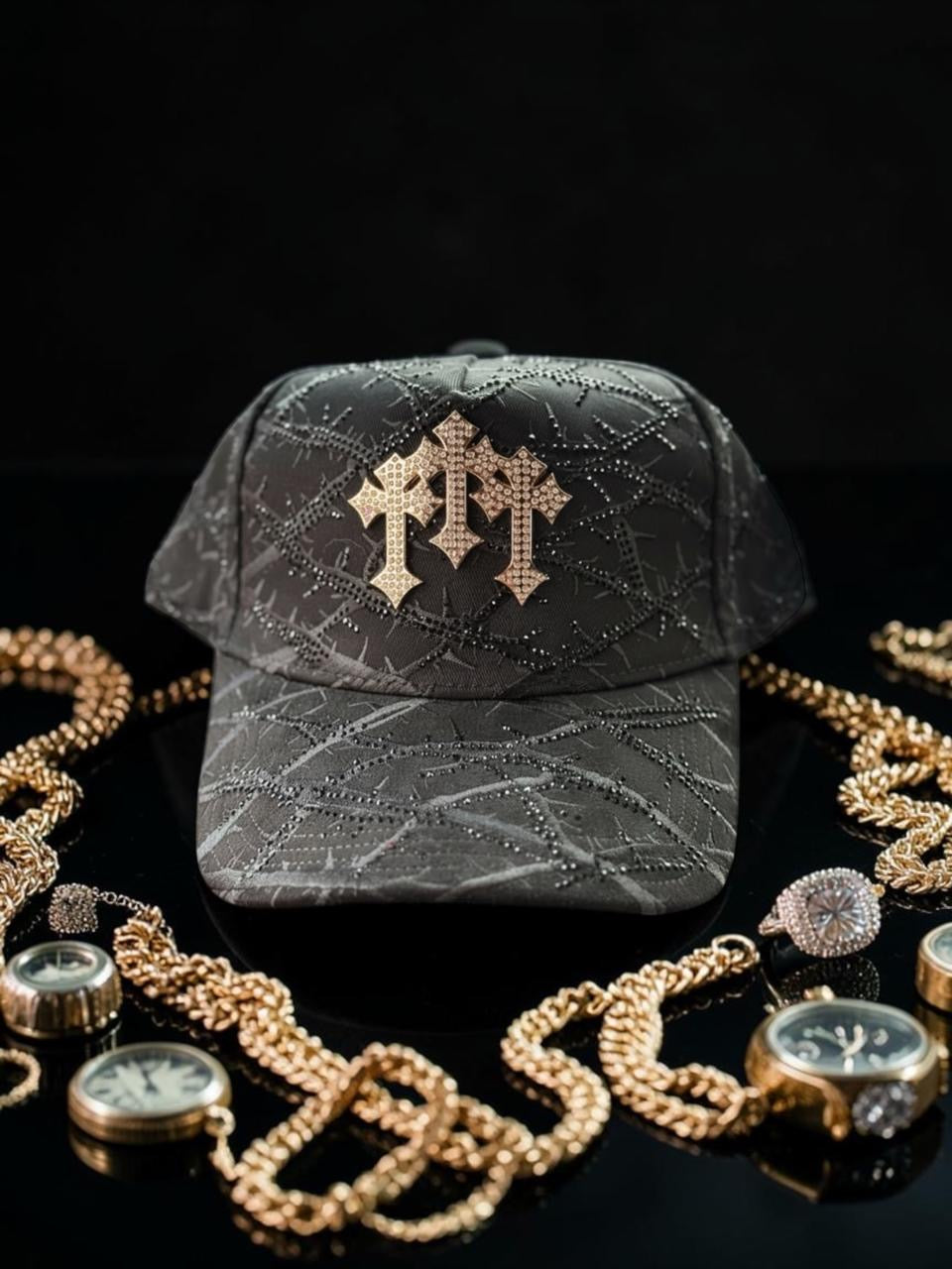 Gorra TT Black & Gold